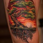 Фото рисунка тату дерево 07.11.2018 №451 - photo tattoo tree - tattoo-photo.ru