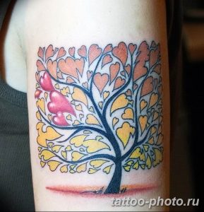 Фото рисунка тату дерево 07.11.2018 №455 - photo tattoo tree - tattoo-photo.ru