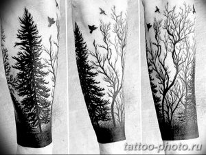 Фото рисунка тату дерево 07.11.2018 №465 - photo tattoo tree - tattoo-photo.ru