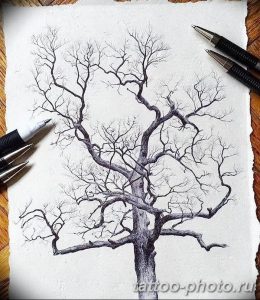 Фото рисунка тату дерево 07.11.2018 №474 - photo tattoo tree - tattoo-photo.ru