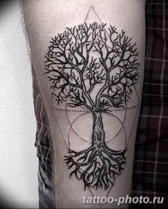 Фото рисунка тату дерево 07.11.2018 №477 - photo tattoo tree - tattoo-photo.ru