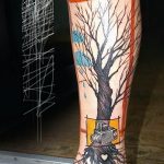 Фото рисунка тату дерево 07.11.2018 №488 - photo tattoo tree - tattoo-photo.ru