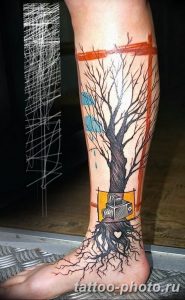 Фото рисунка тату дерево 07.11.2018 №488 - photo tattoo tree - tattoo-photo.ru