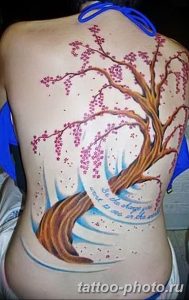 Фото рисунка тату дерево 07.11.2018 №497 - photo tattoo tree - tattoo-photo.ru