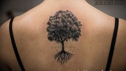 Фото рисунка тату дерево 07.11.2018 №501 - photo tattoo tree - tattoo-photo.ru
