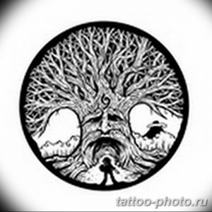 Фото рисунка тату дерево 07.11.2018 №507 - photo tattoo tree - tattoo-photo.ru