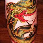 Фото рисунка тату змея 23.11.2018 №026 - snake tattoo photo - tattoo-photo.ru