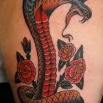 Фото рисунка тату змея 23.11.2018 №035 - snake tattoo photo - tattoo-photo.ru