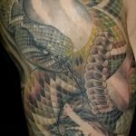 Фото рисунка тату змея 23.11.2018 №037 - snake tattoo photo - tattoo-photo.ru