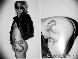 Фото рисунка тату змея 23.11.2018 №091 - snake tattoo photo - tattoo-photo.ru