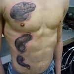 Фото рисунка тату змея 23.11.2018 №093 - snake tattoo photo - tattoo-photo.ru