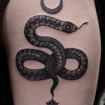 Фото рисунка тату змея 23.11.2018 №098 - snake tattoo photo - tattoo-photo.ru