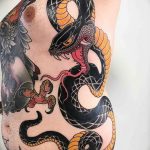 Фото рисунка тату змея 23.11.2018 №104 - snake tattoo photo - tattoo-photo.ru
