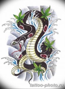 Фото рисунка тату змея 23.11.2018 №108 - snake tattoo photo - tattoo-photo.ru