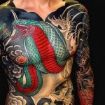 Фото рисунка тату змея 23.11.2018 №130 - snake tattoo photo - tattoo-photo.ru