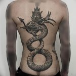 Фото рисунка тату змея 23.11.2018 №140 - snake tattoo photo - tattoo-photo.ru