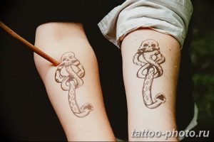 Фото рисунка тату змея 23.11.2018 №148 - snake tattoo photo - tattoo-photo.ru
