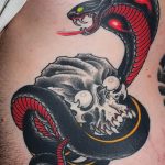 Фото рисунка тату змея 23.11.2018 №162 - snake tattoo photo - tattoo-photo.ru