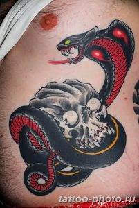 Фото рисунка тату змея 23.11.2018 №162 - snake tattoo photo - tattoo-photo.ru