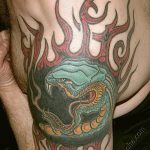 Фото рисунка тату змея 23.11.2018 №237 - snake tattoo photo - tattoo-photo.ru