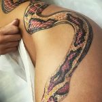 Фото рисунка тату змея 23.11.2018 №257 - snake tattoo photo - tattoo-photo.ru