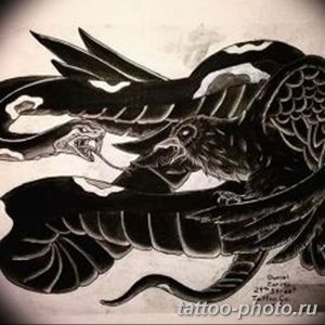 Фото рисунка тату змея 23.11.2018 №274 - snake tattoo photo - tattoo-photo.ru