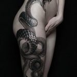 Фото рисунка тату змея 23.11.2018 №314 - snake tattoo photo - tattoo-photo.ru