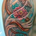 Фото рисунка тату змея 23.11.2018 №322 - snake tattoo photo - tattoo-photo.ru