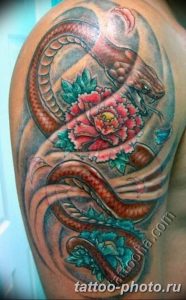 Фото рисунка тату змея 23.11.2018 №322 - snake tattoo photo - tattoo-photo.ru
