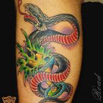 Фото рисунка тату змея 23.11.2018 №323 - snake tattoo photo - tattoo-photo.ru