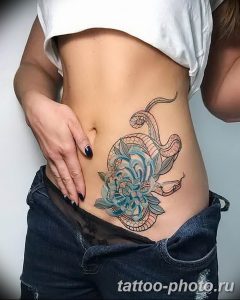 Фото рисунка тату змея 23.11.2018 №326 - snake tattoo photo - tattoo-photo.ru