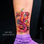 Фото рисунка тату змея 23.11.2018 №356 - snake tattoo photo - tattoo-photo.ru