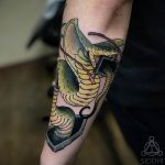 Фото рисунка тату змея 23.11.2018 №362 - snake tattoo photo - tattoo-photo.ru