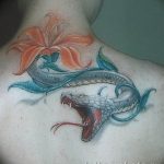 Фото рисунка тату змея 23.11.2018 №428 - snake tattoo photo - tattoo-photo.ru