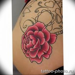 Фото рисунка тату камелия 24.11.2018 №027 - photo tattoo camellia - tattoo-photo.ru
