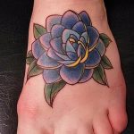 Фото рисунка тату камелия 24.11.2018 №031 - photo tattoo camellia - tattoo-photo.ru
