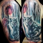 Фото рисунка тату оборотень 24.11.2018 №005 - photo tattoo werewolf - tattoo-photo.ru