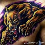 Фото рисунка тату оборотень 24.11.2018 №006 - photo tattoo werewolf - tattoo-photo.ru