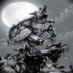 Фото рисунка тату оборотень 24.11.2018 №010 - photo tattoo werewolf - tattoo-photo.ru