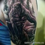 Фото рисунка тату оборотень 24.11.2018 №018 - photo tattoo werewolf - tattoo-photo.ru