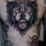 Фото рисунка тату оборотень 24.11.2018 №021 - photo tattoo werewolf - tattoo-photo.ru