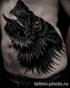 Фото рисунка тату оборотень 24.11.2018 №031 - photo tattoo werewolf - tattoo-photo.ru
