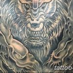 Фото рисунка тату оборотень 24.11.2018 №039 - photo tattoo werewolf - tattoo-photo.ru