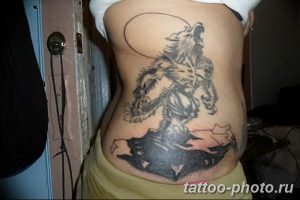 Фото рисунка тату оборотень 24.11.2018 №047 - photo tattoo werewolf - tattoo-photo.ru
