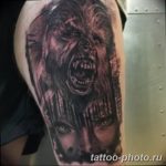 Фото рисунка тату оборотень 24.11.2018 №058 - photo tattoo werewolf - tattoo-photo.ru
