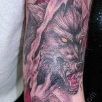 Фото рисунка тату оборотень 24.11.2018 №070 - photo tattoo werewolf - tattoo-photo.ru