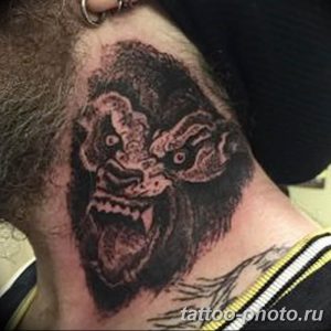 Фото рисунка тату оборотень 24.11.2018 №071 - photo tattoo werewolf - tattoo-photo.ru