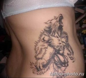 Фото рисунка тату оборотень 24.11.2018 №074 - photo tattoo werewolf - tattoo-photo.ru