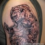 Фото рисунка тату оборотень 24.11.2018 №081 - photo tattoo werewolf - tattoo-photo.ru