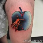 Фото рисунка тату оса 06.11.2018 №059 - photo tattoo wasp - tattoo-photo.ru